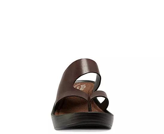 Eastland Womens Laurel Wedge Sandal Comfort Flip Flop Product Image