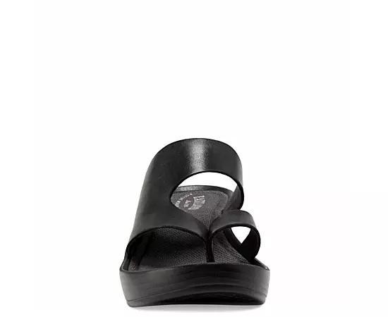 Eastland Womens Laurel Wedge Sandal Comfort Flip Flop Product Image