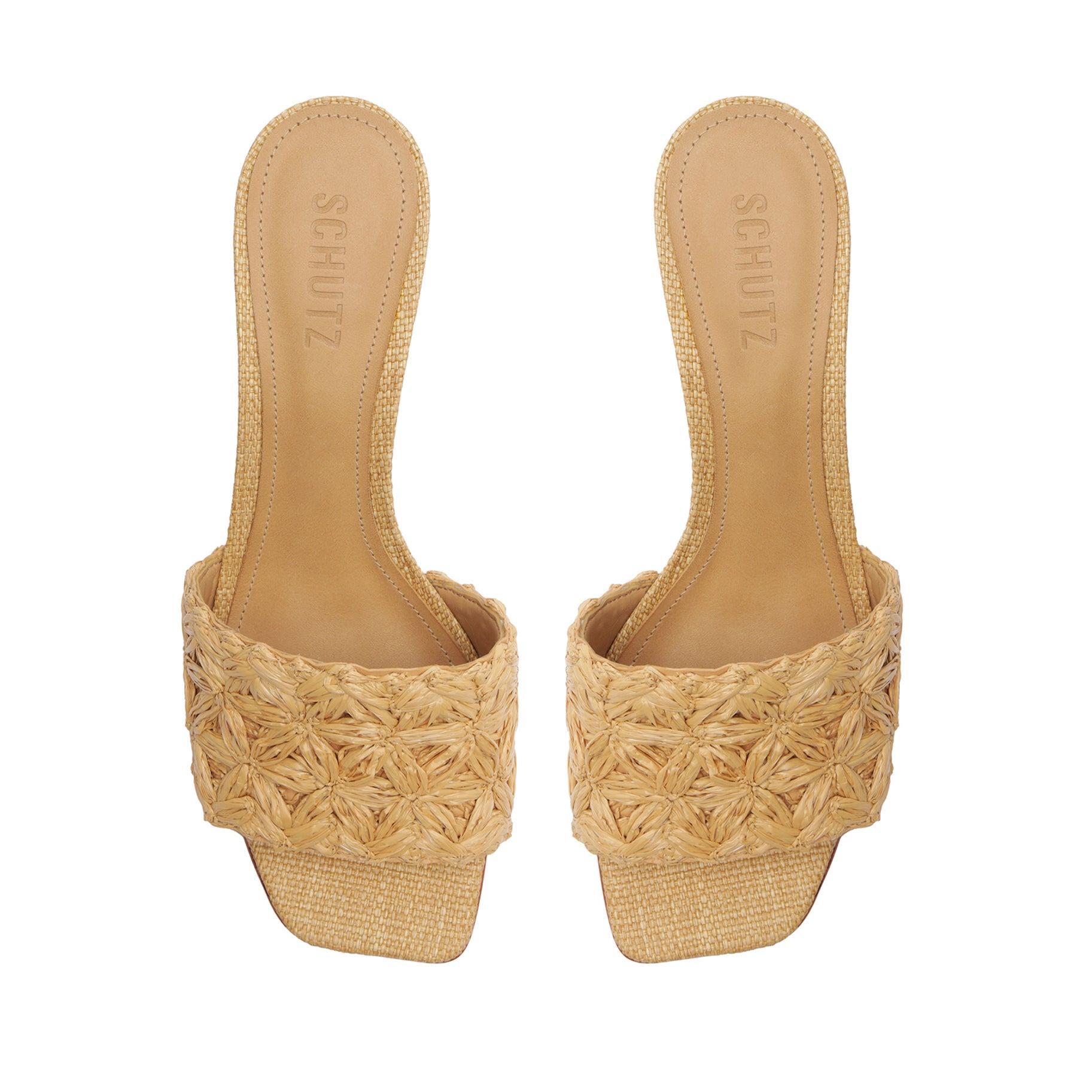 Dethalia Straw Raffia Sandal Female Product Image