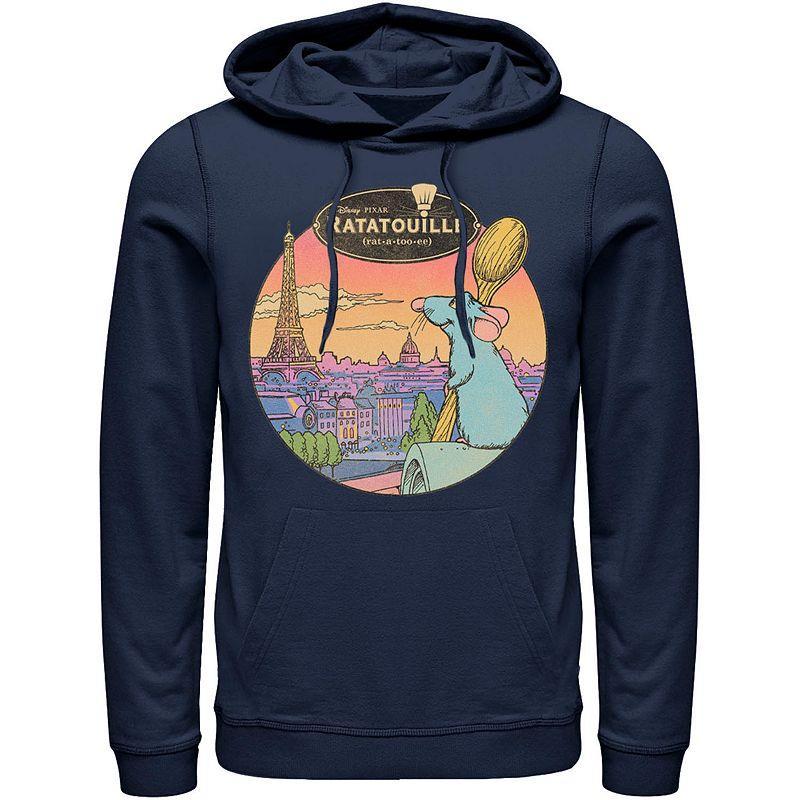 Disney / Pixars Ratatouille Mens Over Look Paris Hoodie Grey Heather Product Image