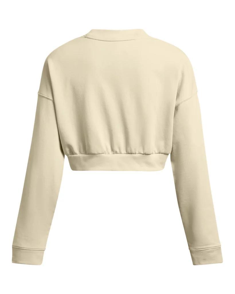 Women's UA Rival Terry Oversized Crop Crew Product Image