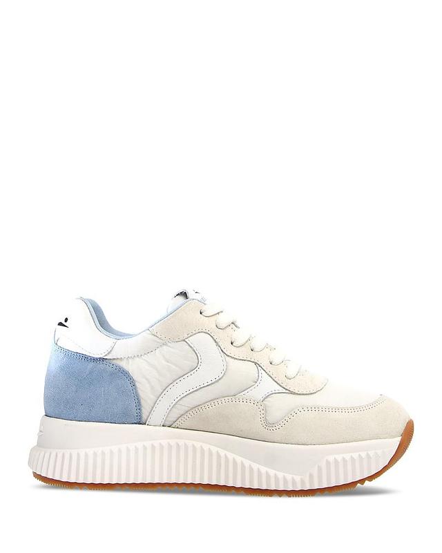 Voile Blanche Womens Lana Lace Up Low Top Running Sneakers Product Image