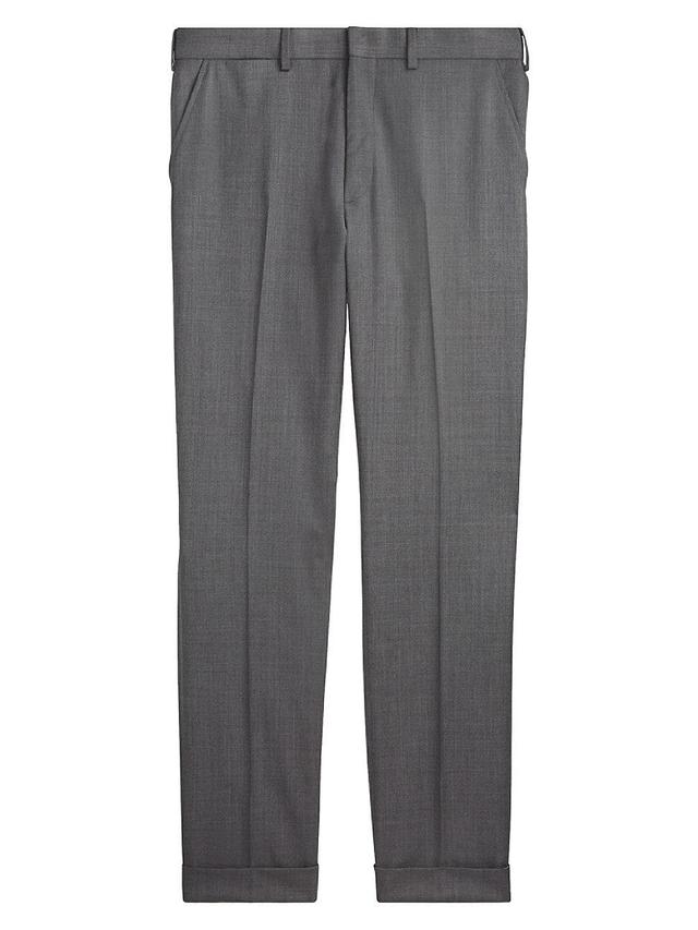 Mens Greg Flat-Front Wool Pants Product Image