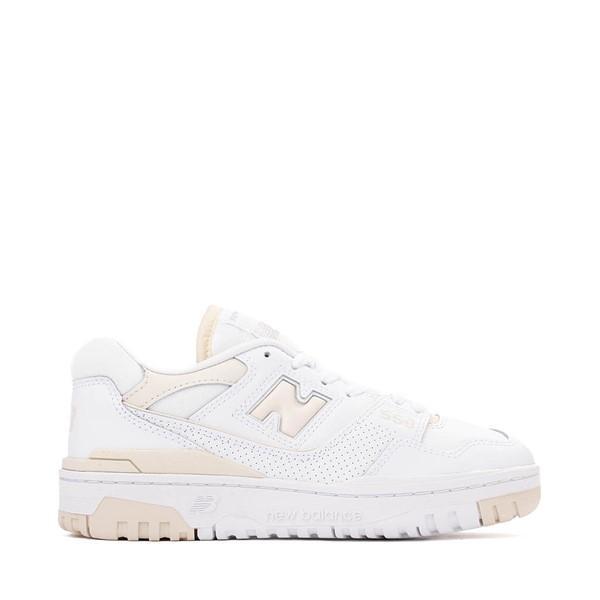 Womens New Balance 550 Athletic Shoe - White / Beige Product Image