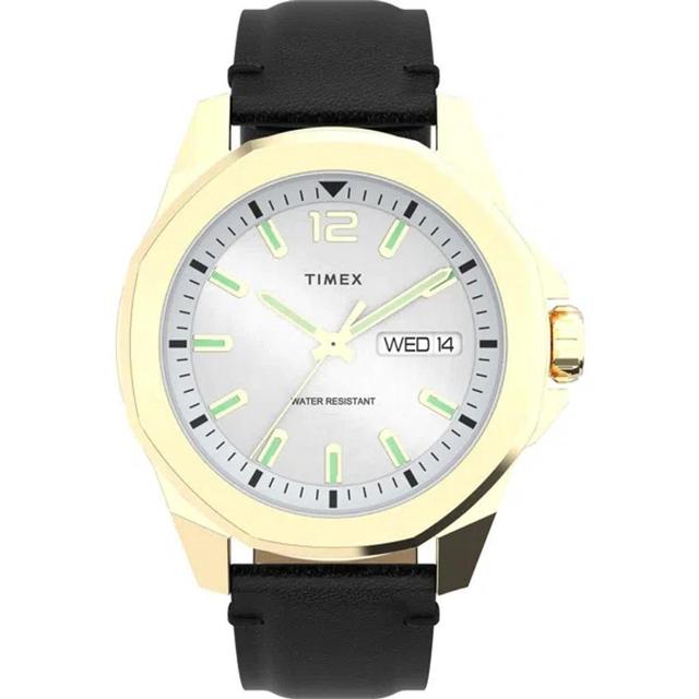 TIMEX ® Essex Avenue Rubber Strap Watch, 46mm In Black Product Image