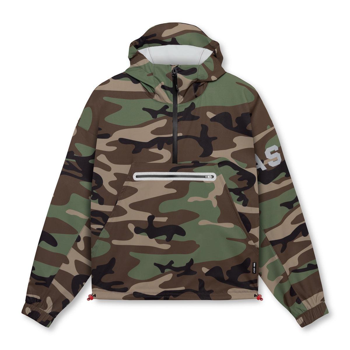 0717. Weather-Ready Anorak Jacket  - Woodland Camo Product Image