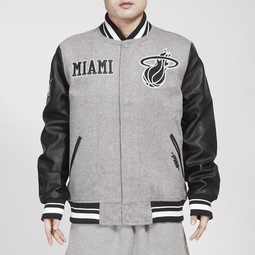 Pro Standard Mens Miami Heat Pro Standard Heat Varsity Jacket - Mens Product Image