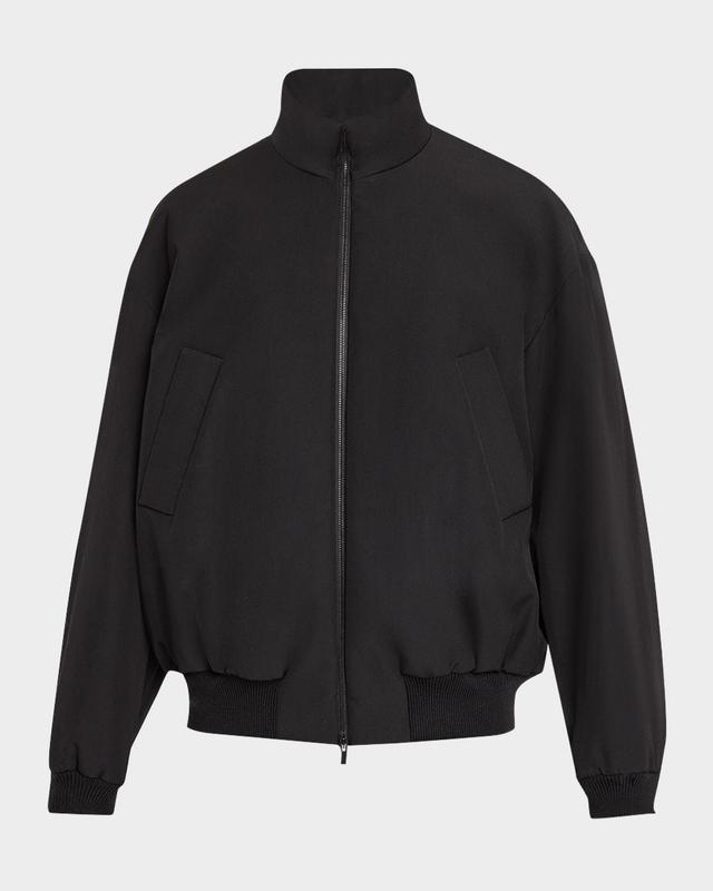 Mens High-Neck Bomber Jacket Product Image