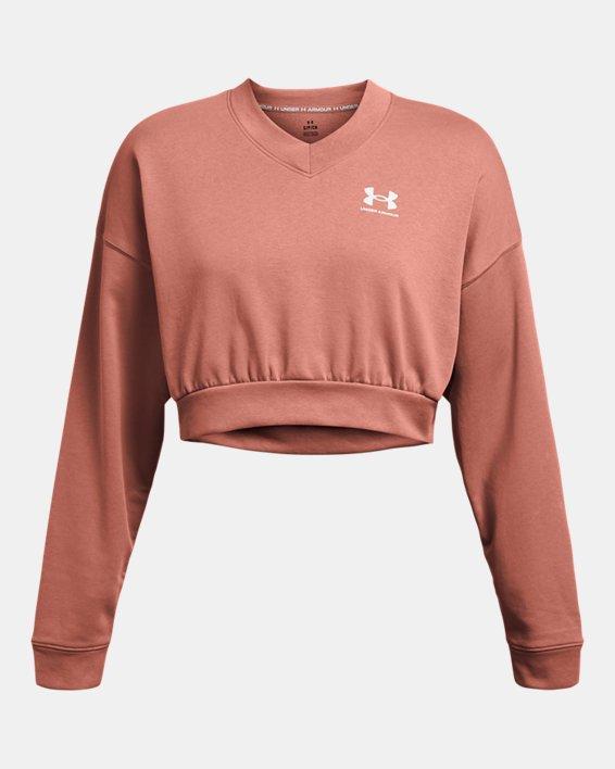 Women's UA Rival Terry Oversized Crop Crew Product Image