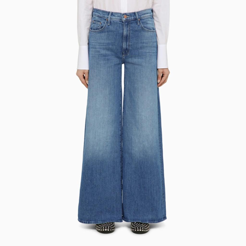 MOTHER The Undercover High-rise Wide-leg Jeans In Blue product image