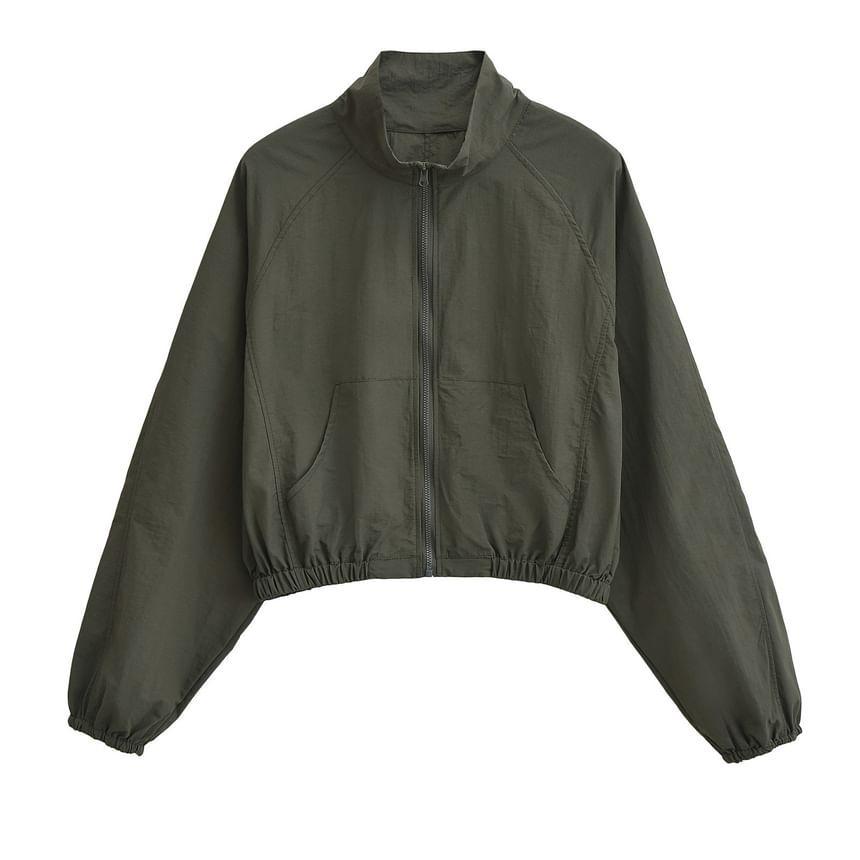 Plain Zip Jacket Product Image