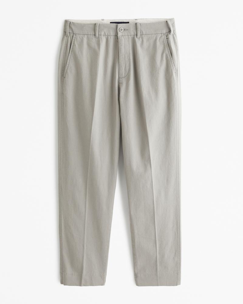 Loose Linen-Blend Permacrease Trouser product image