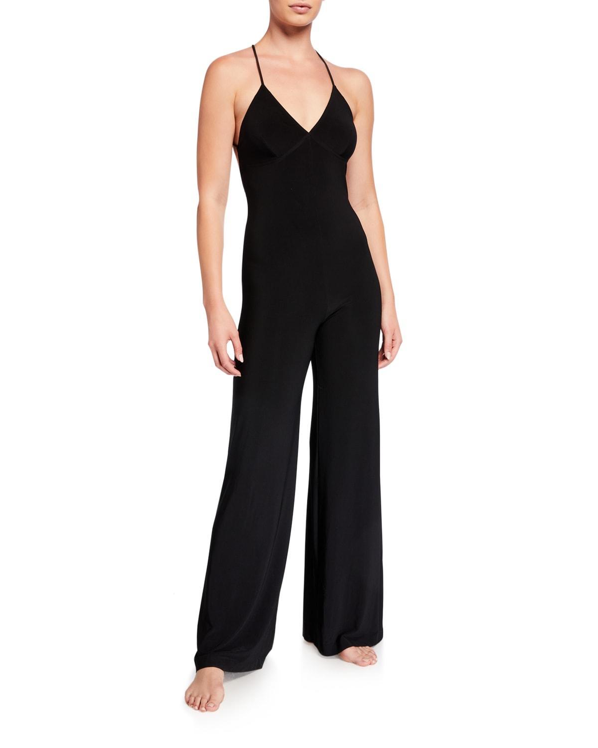 Norma Kamali Low Back Slip Jumpsuit Product Image