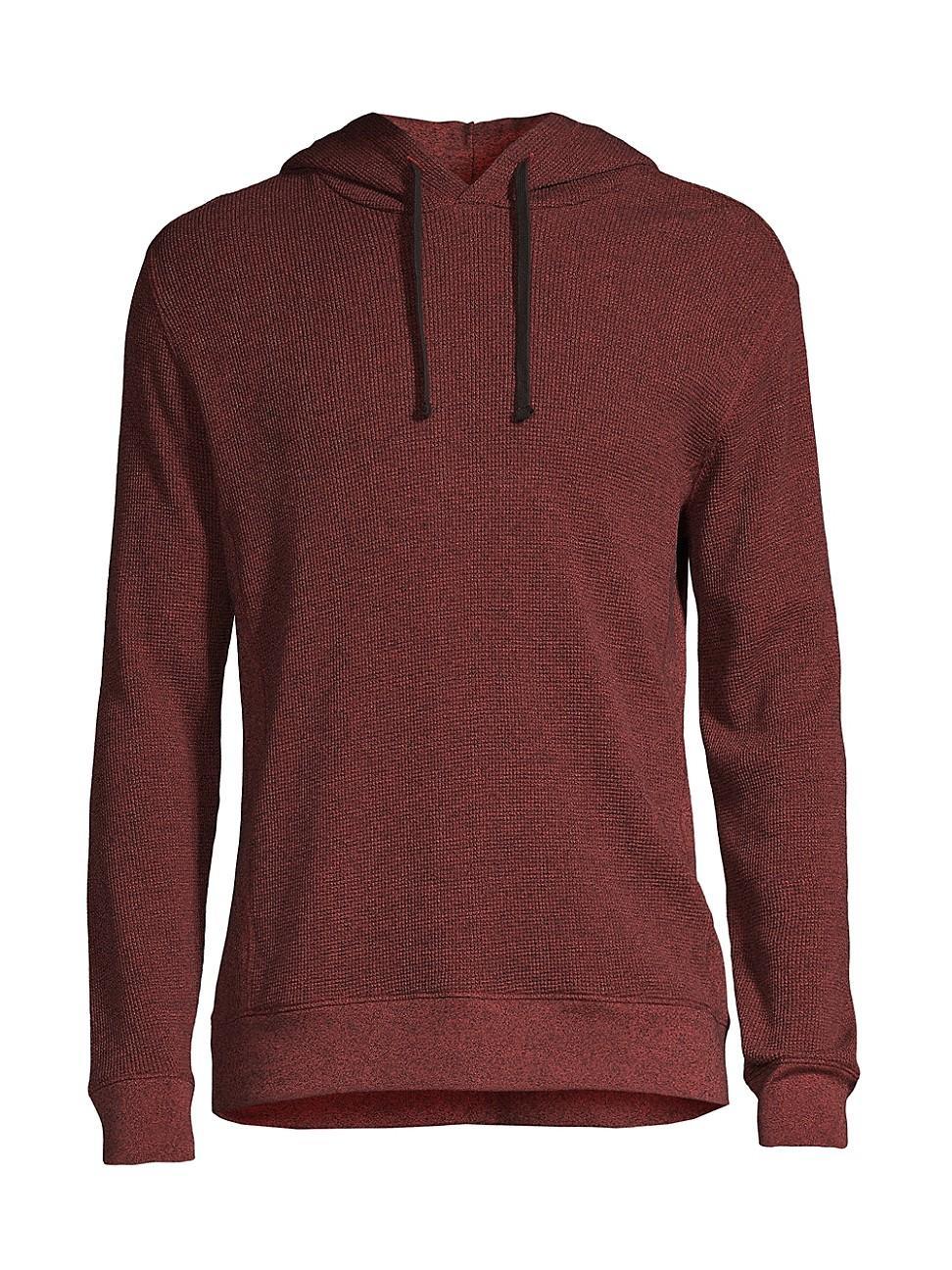 Mens Mouline Thermal Pullover Hoodie Product Image