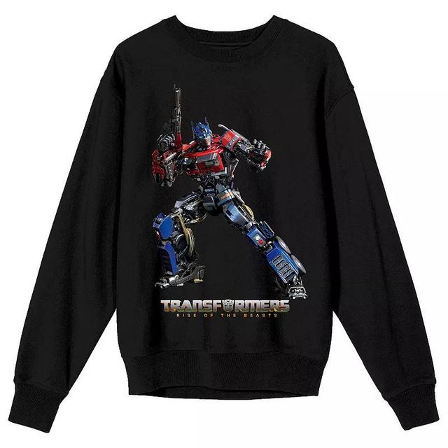 Mens Transformers Rise Of Beasts Optimus Prime Sweatshirt Product Image