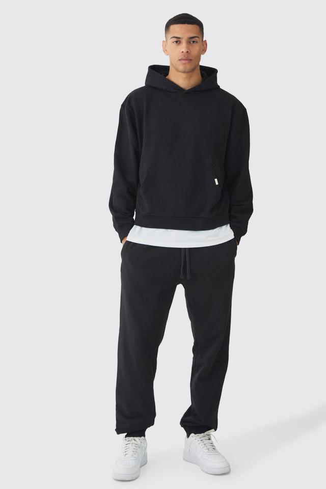 Oversized Boxy Hooded Tracksuit | boohooMAN USA Product Image