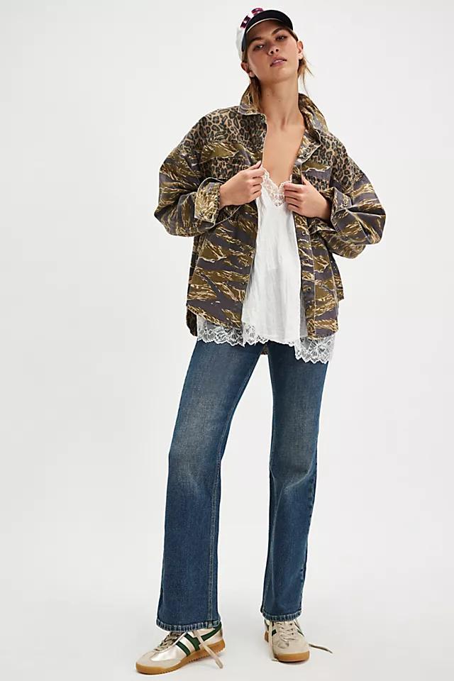 OneTeaspoon Animal Camo Daria Shirt Product Image