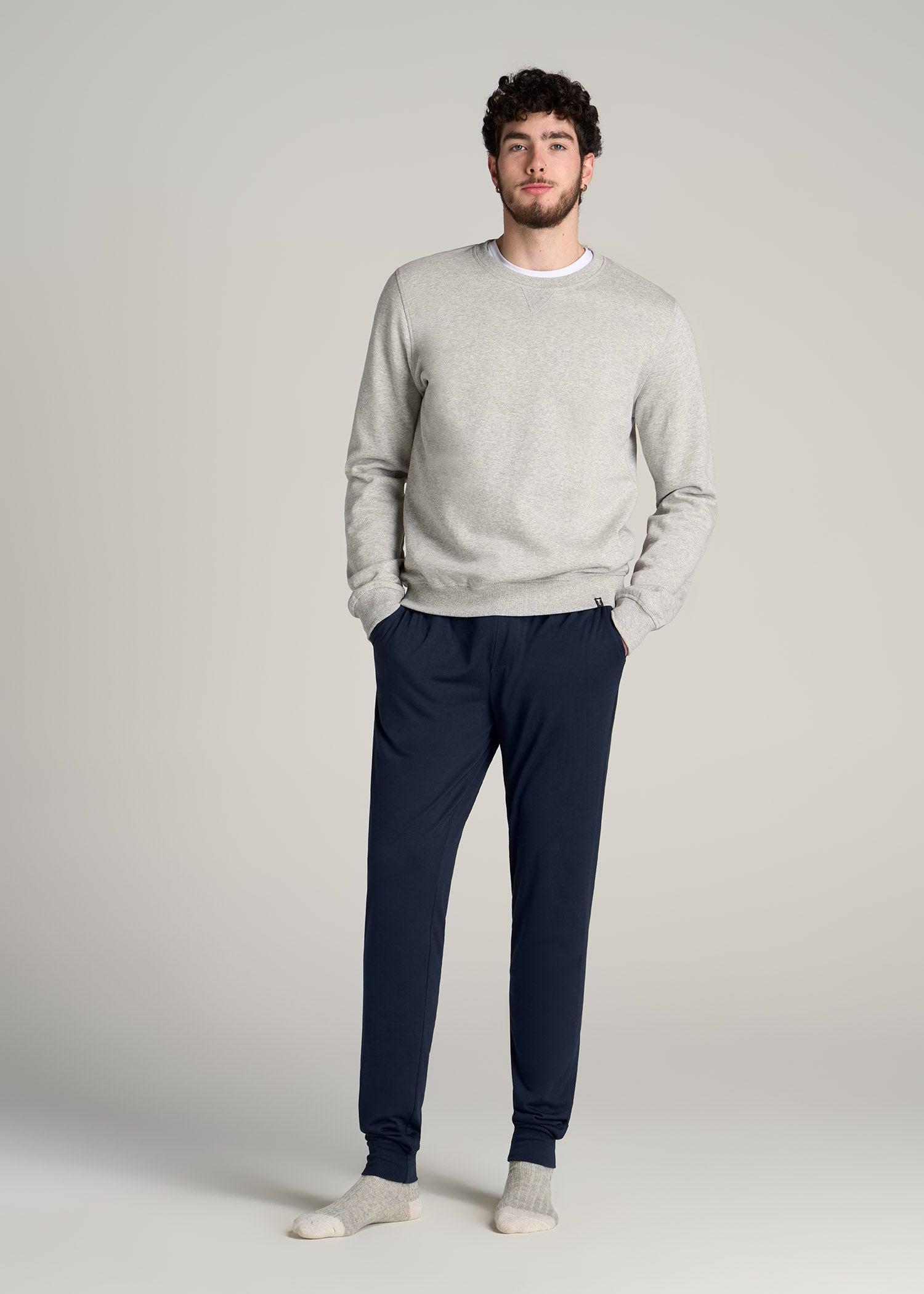 Lounge Pant Joggers for Tall Men in Navy Product Image