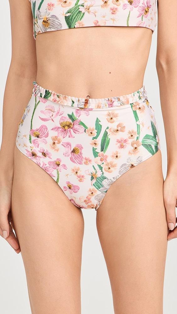 Agua by Agua Bendita Nopal Jardinera Bikini Bottoms | Shopbop Product Image