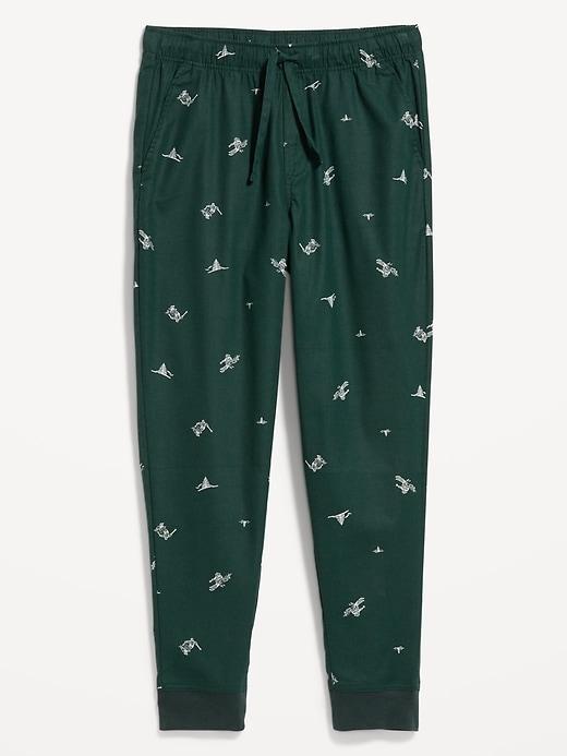 Flannel Pajama Joggers for Men Product Image