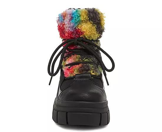 Womens Rocket Dog Tiger Platform Bootie Rainbow Product Image