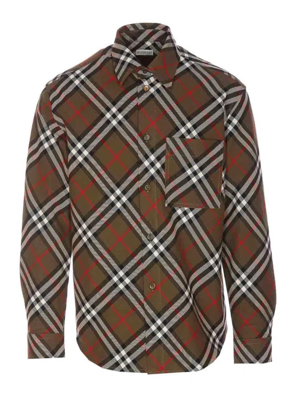 BURBERRY Shirts In Brown Product Image