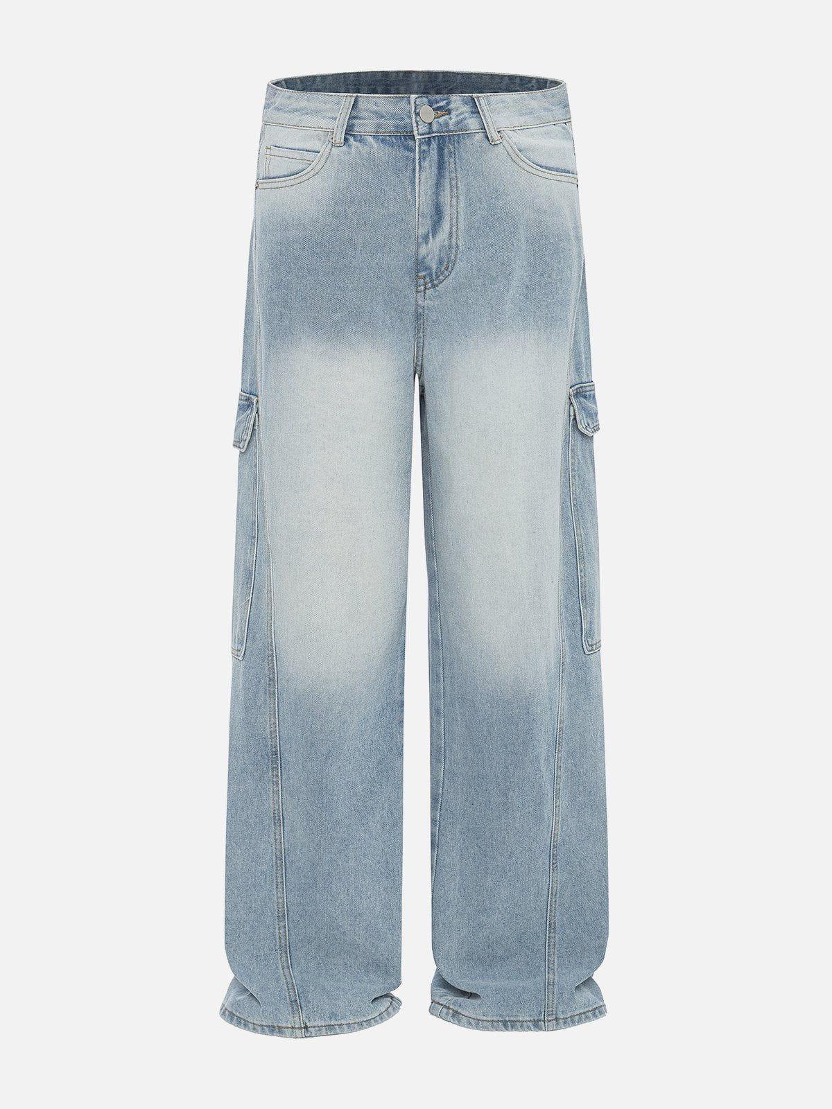 Aelfric Eden Big Pocket Basic Washed Loose Jeans product image