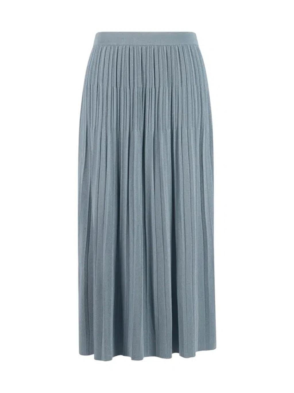 ZIMMERMANN Waverly Rib Midi Skirt In Multicolor Product Image