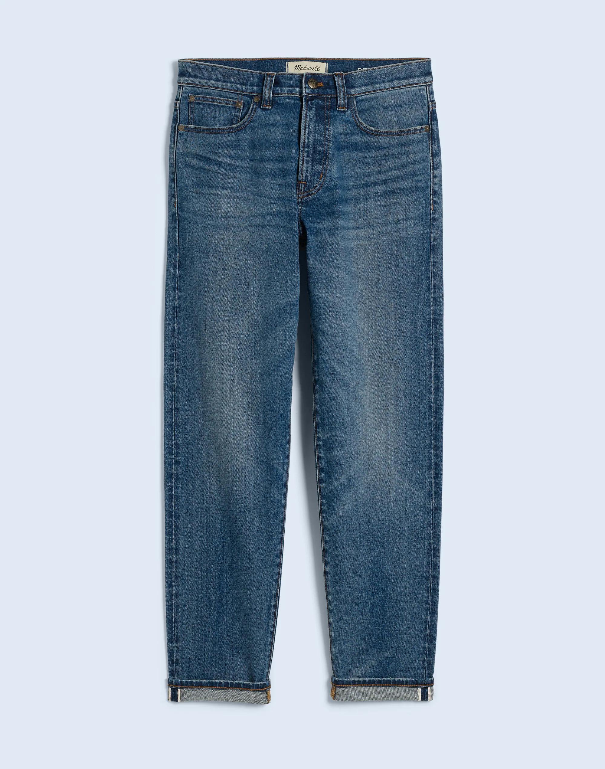 Relaxed Taper Stretch Selvedge Jeans in Barrington Wash Product Image