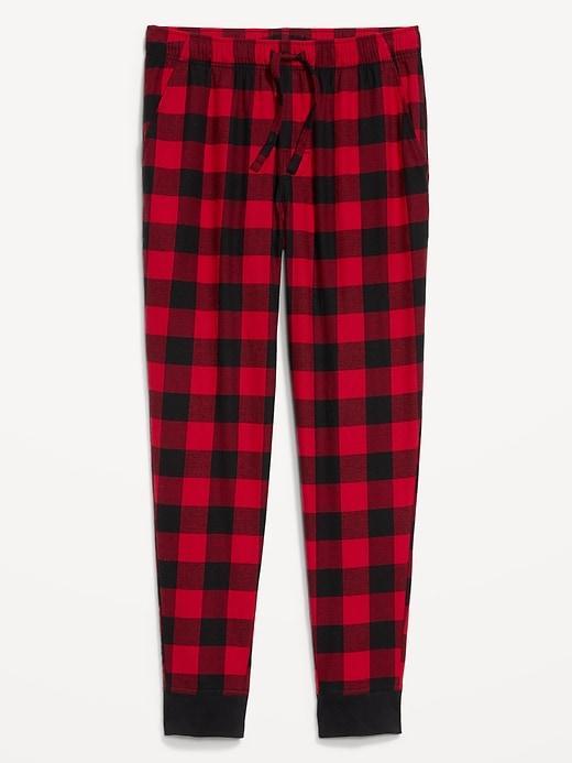 Flannel Pajama Joggers for Men Product Image