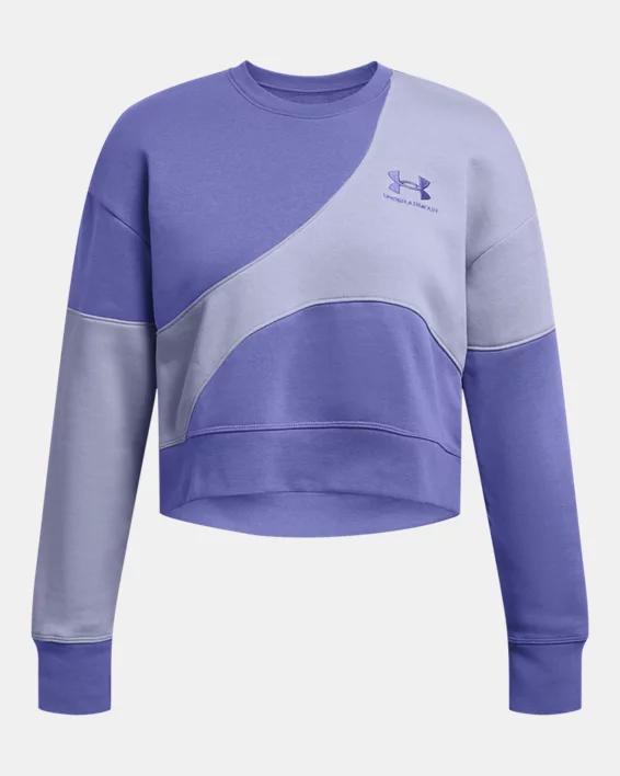 Women's UA Icon Fleece Crop Crew Product Image