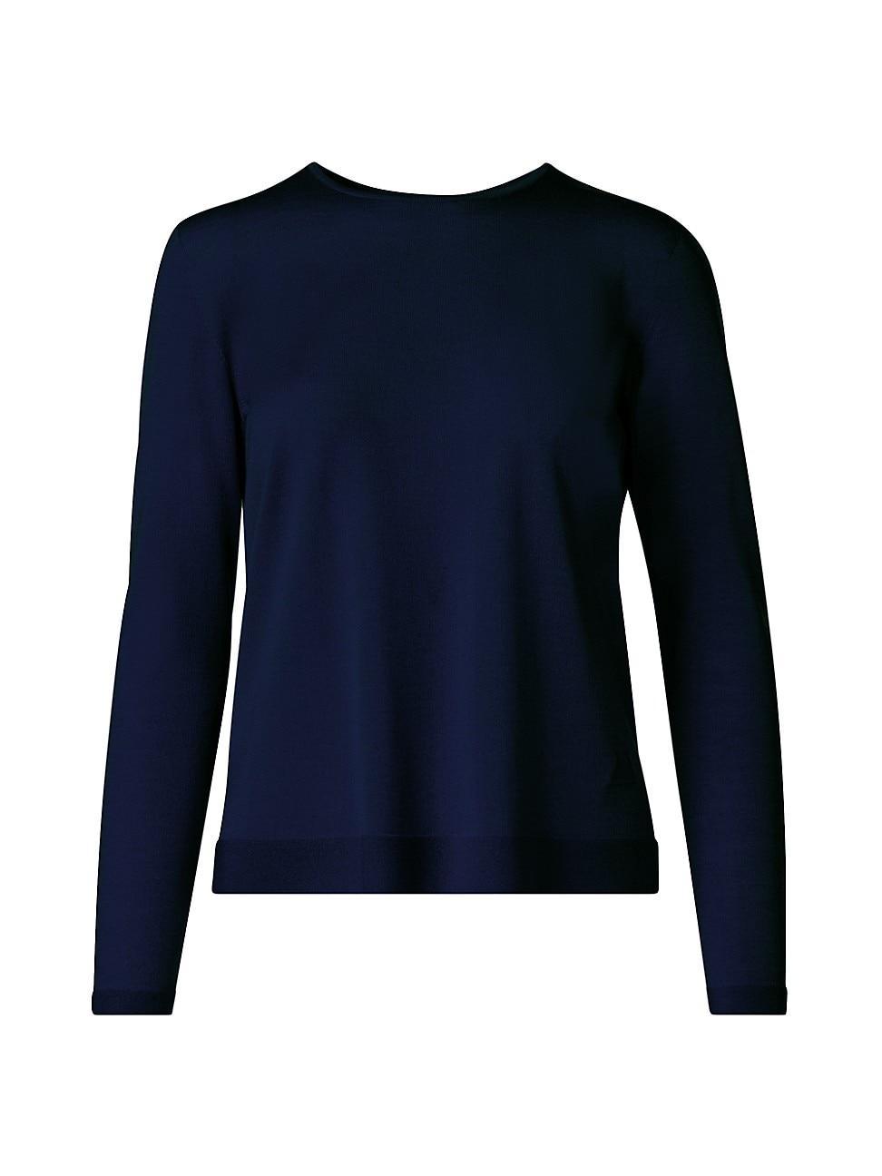 Womens Fine Gauge Cashmere-Silk Sweater Product Image