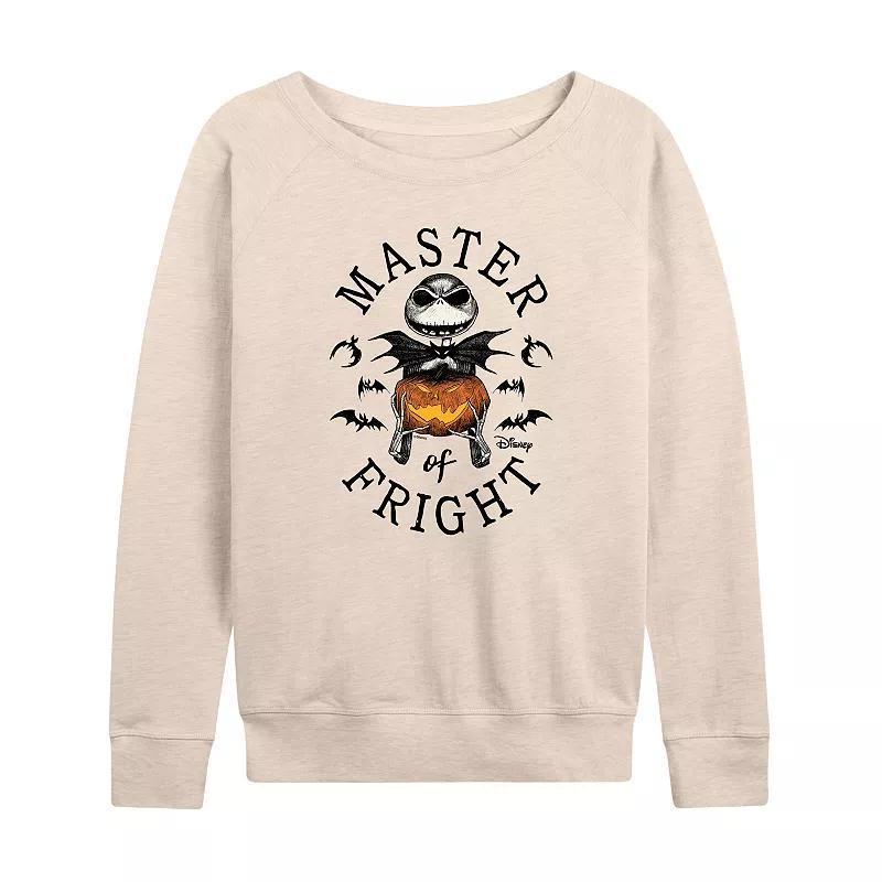 Disneys Nightmare Before Christmas Jack Womens Master of Fright Lightweight French Terry Sweatshirt Product Image