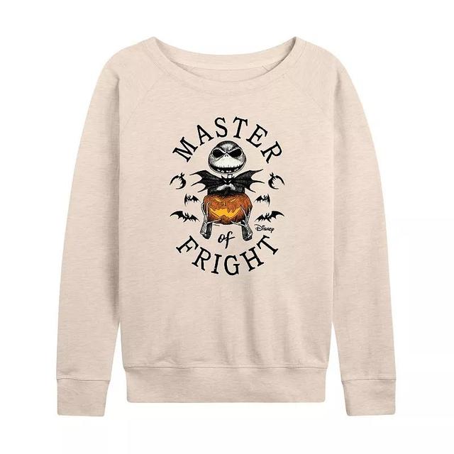 Disneys Nightmare Before Christmas Jack Womens Master of Fright Lightweight French Terry Sweatshirt Product Image