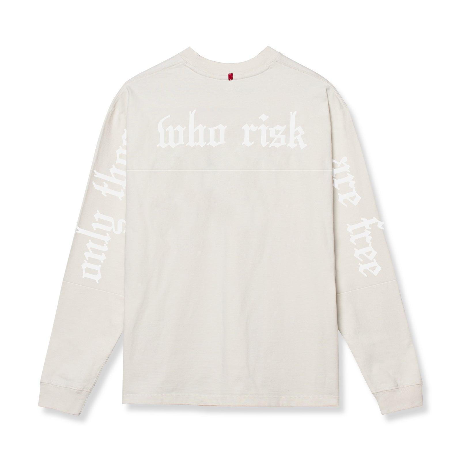 0851. Tech Essential™ Relaxed Long Sleeve  -  Stone/White "OTWR" Product Image