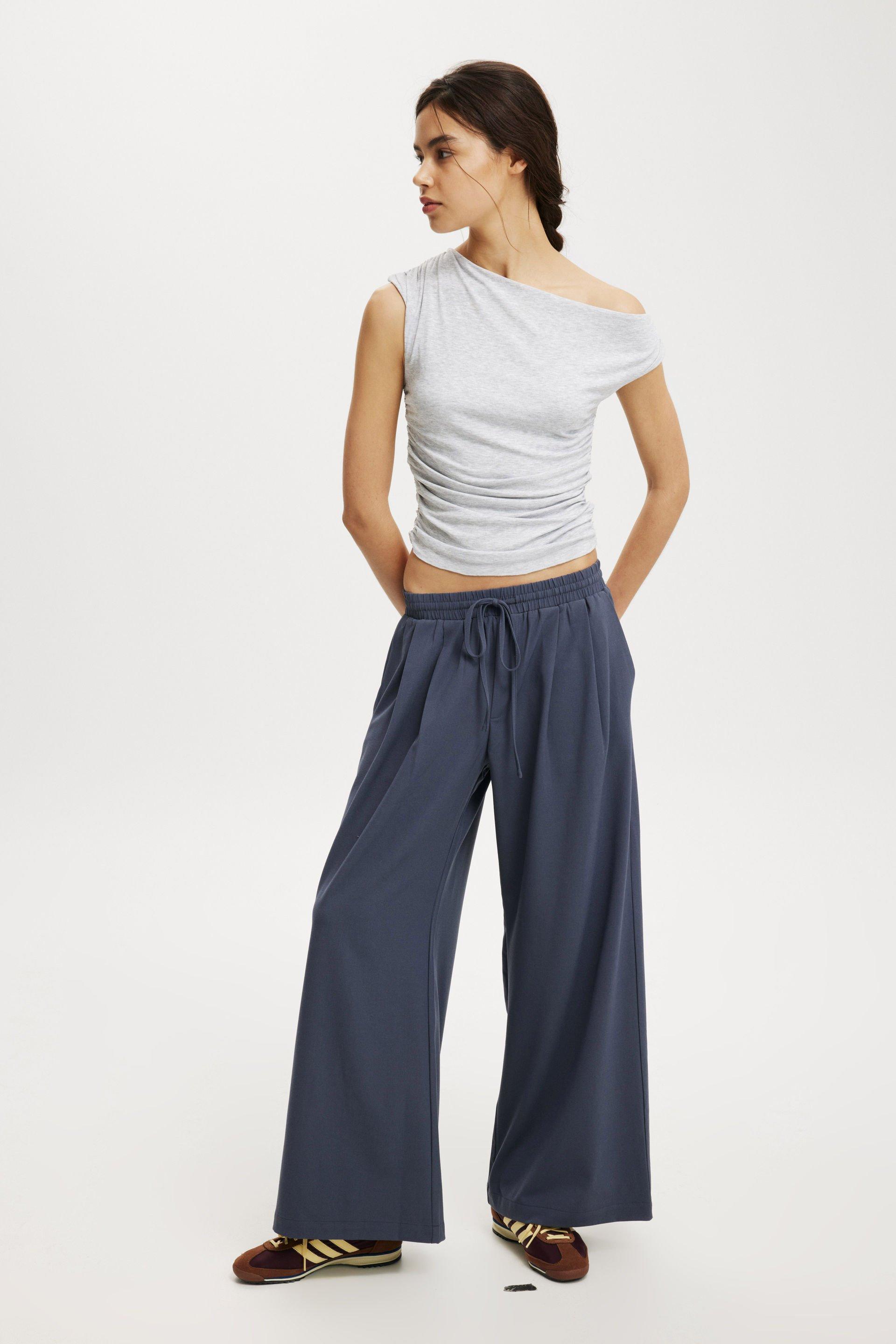 Cotton On Women - Luis Pull On Suiting Pant - Slate Product Image