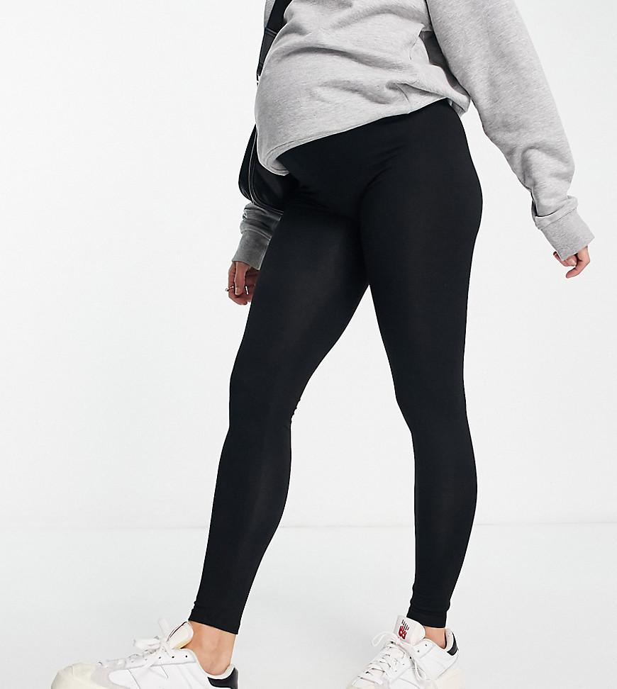 ASOS DESIGN Maternity 2 pack over the bump leggings Product Image