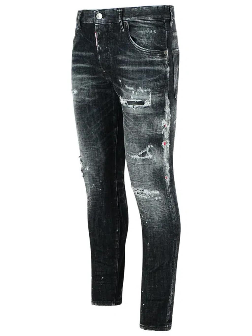 DSQUARED2 Skater Jeans In Black Product Image