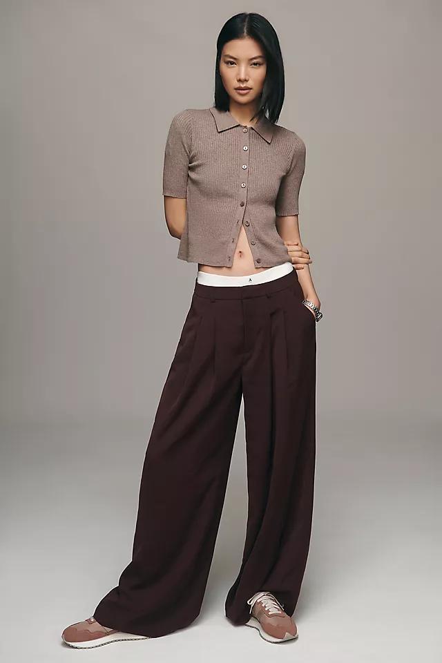 Maeve Wide-Leg Trouser Pants Product Image