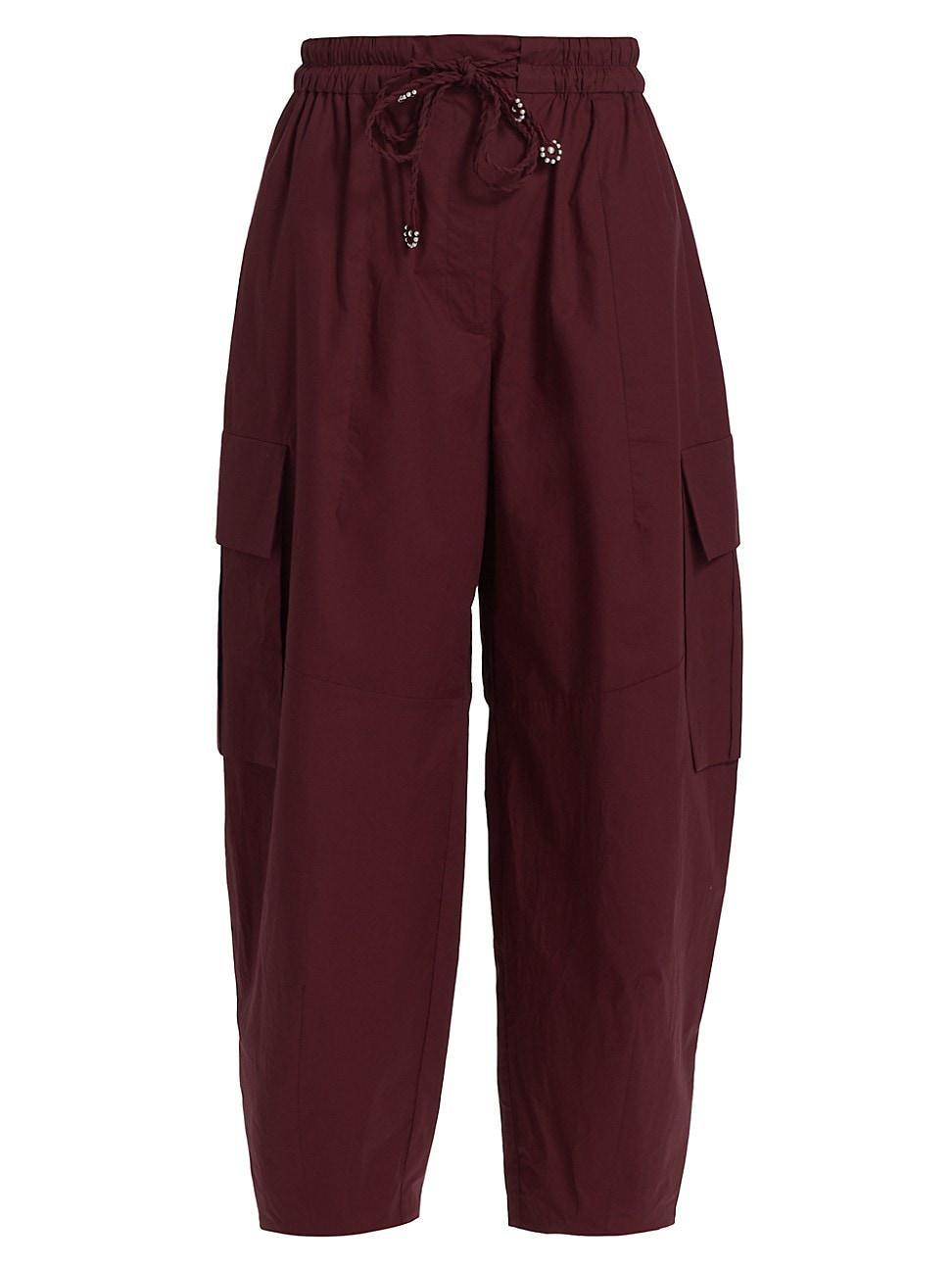 Womens Cotton Cargo Pants Product Image