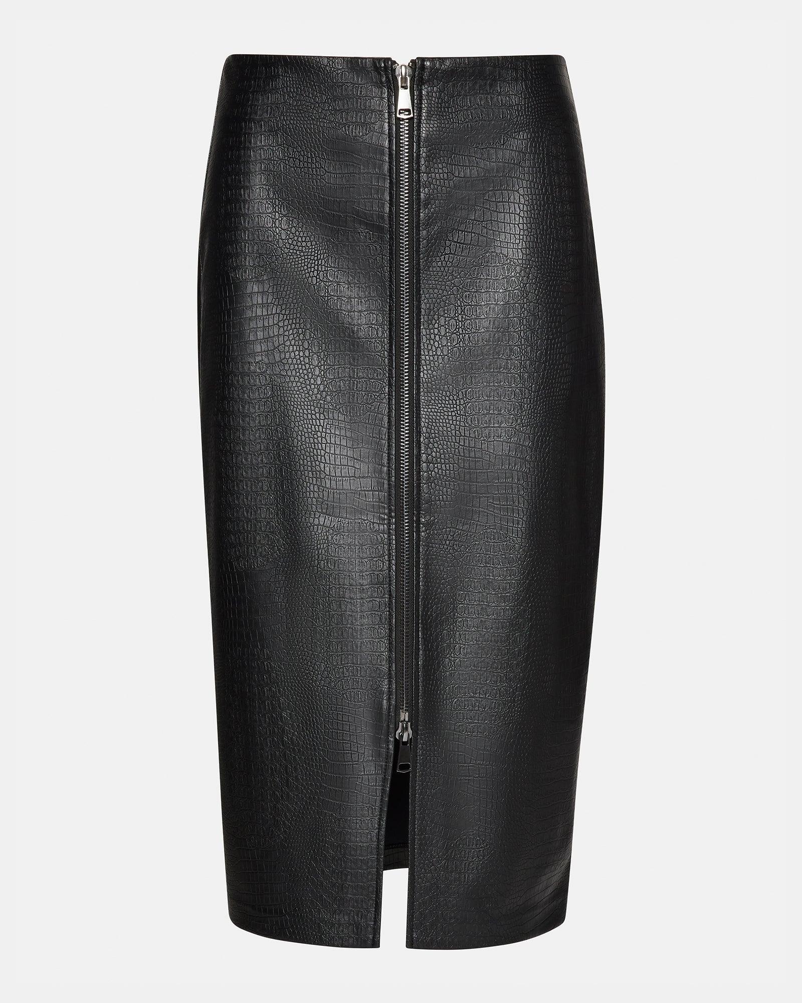 HAYES MIDI SKIRT BLACK Female Product Image