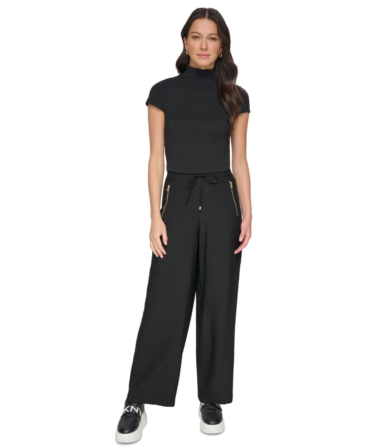 Dkny Womens Pull-On Drawstring Pants Product Image