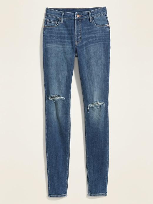 High-Waisted Rockstar Super-Skinny Jeans Product Image