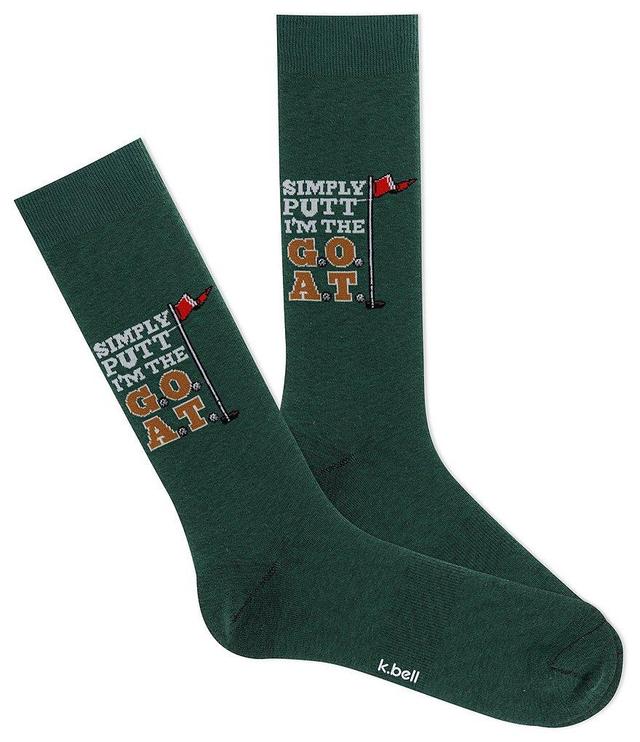 K. Bell Simply Putt Crew Dress Socks Product Image