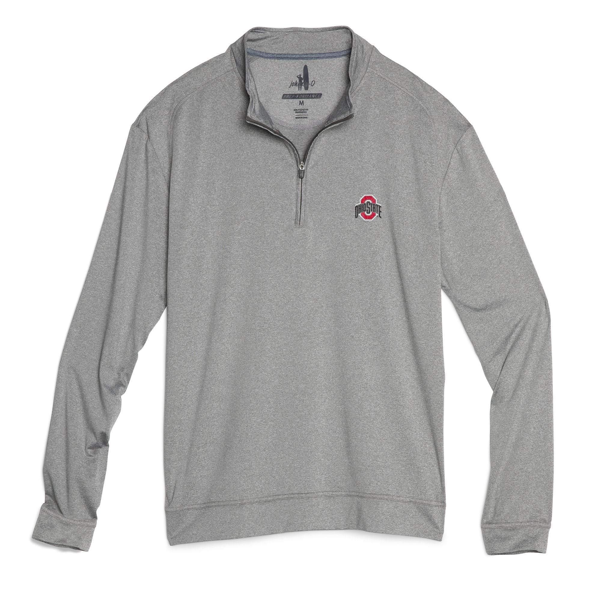 johnnie-O Ohio State Flex Performance 1/4 Zip Pullover Product Image