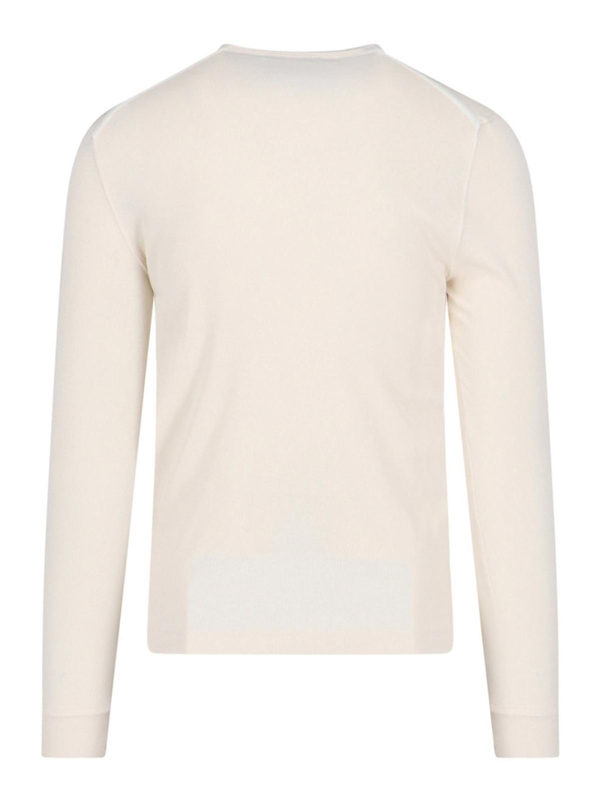 Henley Re-shirt In White Product Image