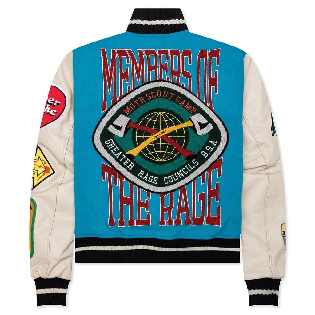 Classic Varsity Jacket - Algers Blue Male Product Image