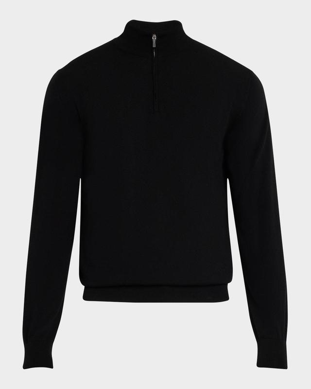 Men's Kid Wool Quarter-Zip Sweater Product Image