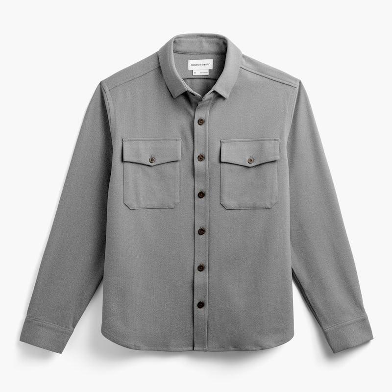 Medium Grey Heather Men's Fusion Overshirt Product Image