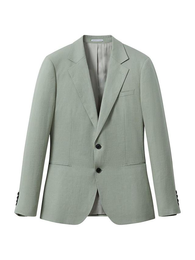 Mens Kin B Linen Two-Button Blazer Product Image